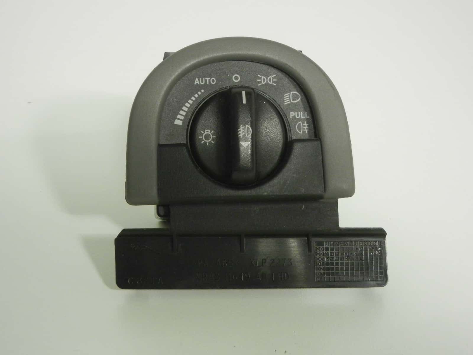 JAGUAR S-TYPE 00-02 Headlight Switch Control XR83-11654-AC with bezel OEM
