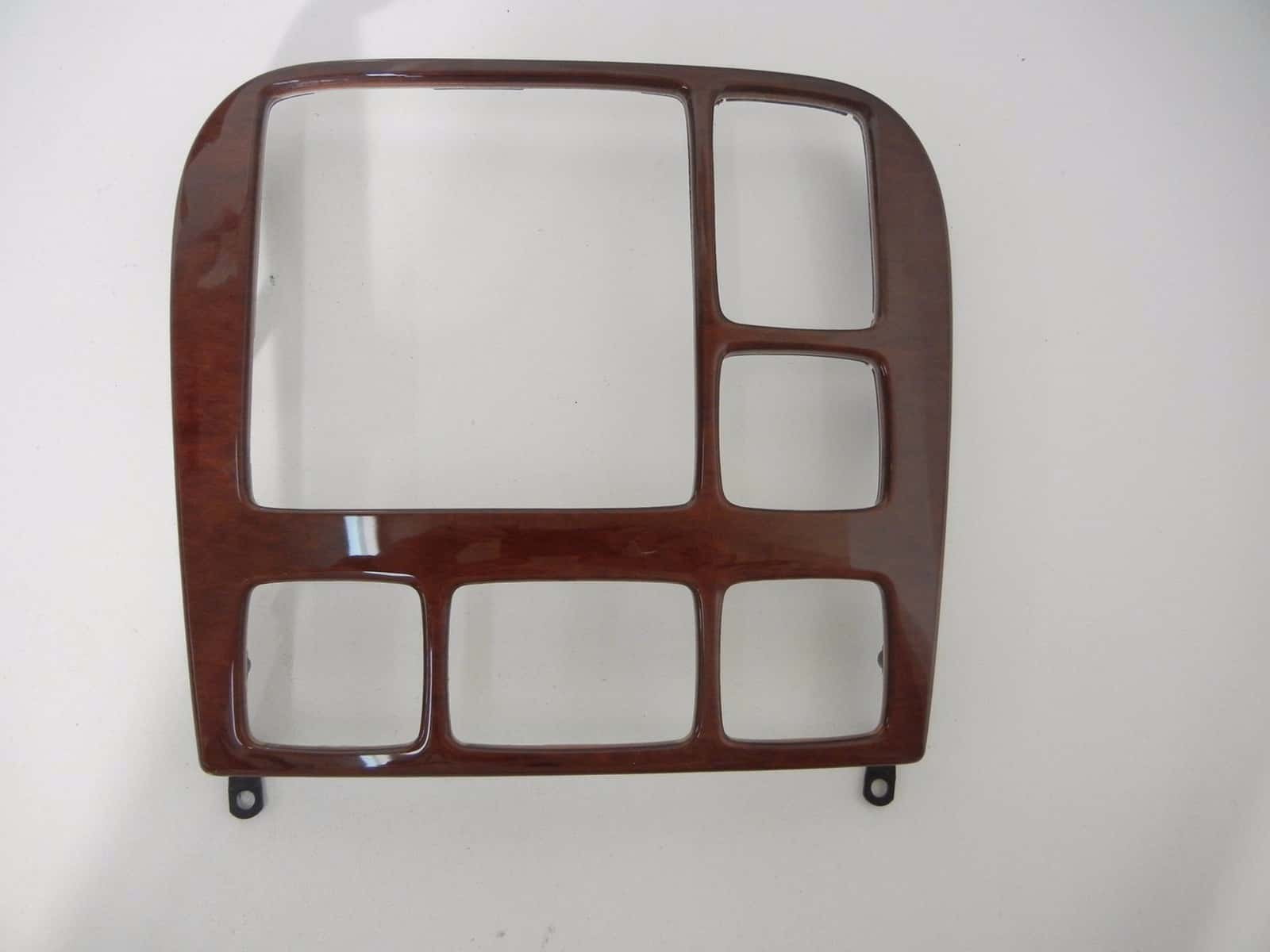 2000-2002 Mercedes S430 S500 S600 W220 OEM Center Radio Wood Dash Bezel
