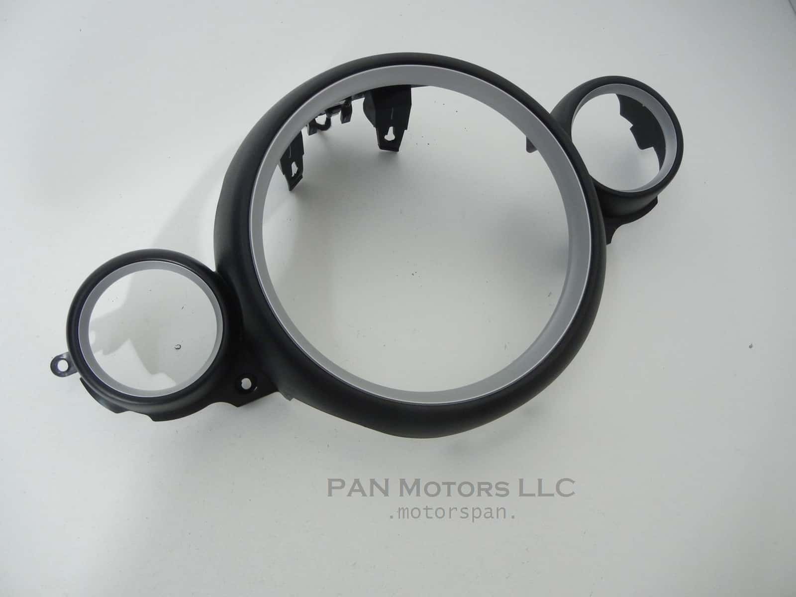 Mini cooper s base R56 08-12 dashboard instrument center cover assy silver OEM