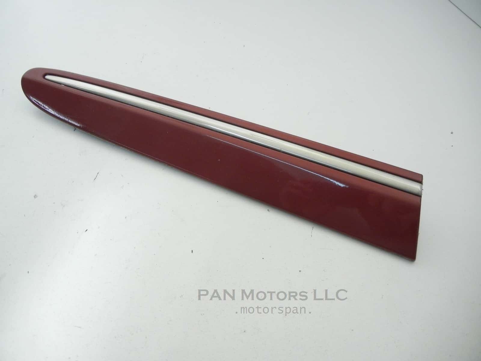 MB W209 CLK500 CLK350 CLK550 REAR RIGHT QUARTER PANEL MOLDING TRIM RED 03-09