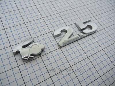 VW Rabbit 2.5 trunk emblem badge logo OEM Factory Genuine Stock