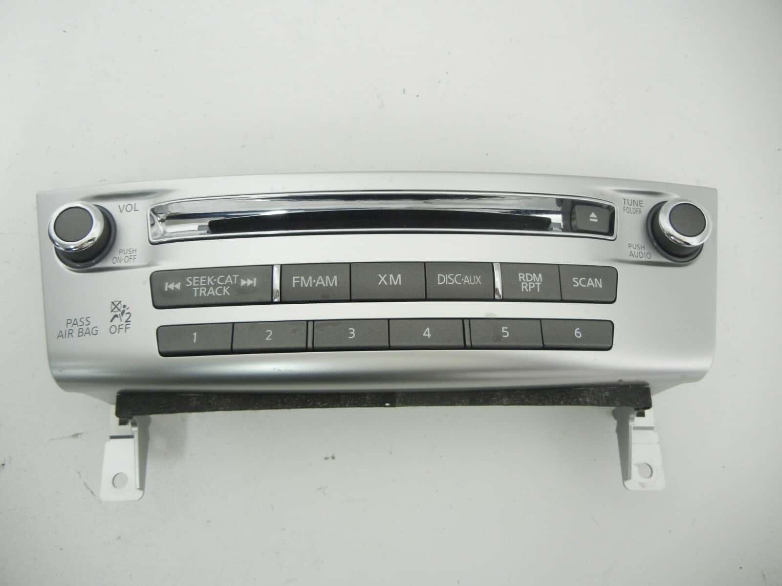 Infiniti M37 Dash Radio CD control panel faceplate 253911ma0a 2011 2012 2013