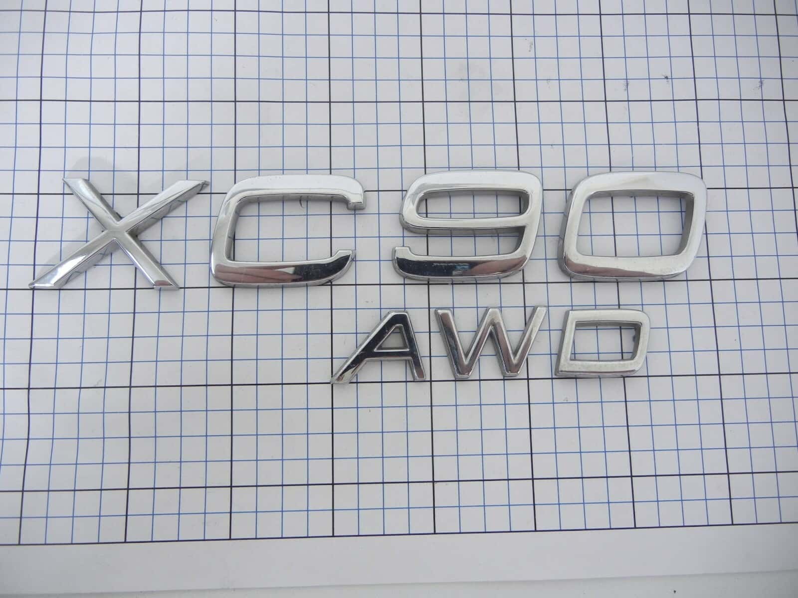 Volvo XC90 AWD emblem badge OEM Factory Genuine