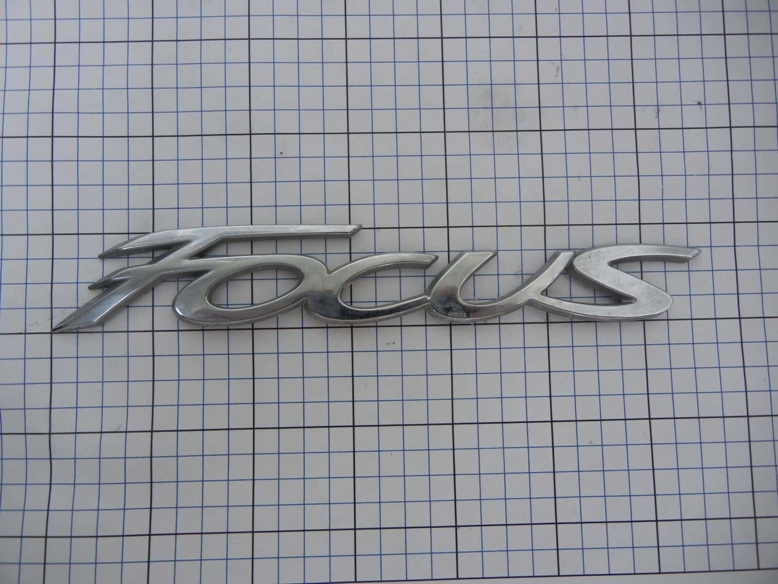 2013-2018 Ford Focus OEM Rear Trunk Liftgate FOCUS Emblem Badge Chrome