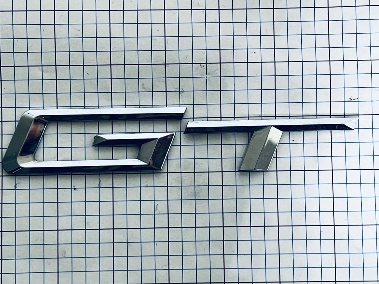 BMW 3 5 6 GT trunk emblem bage OEM used 2009 and up