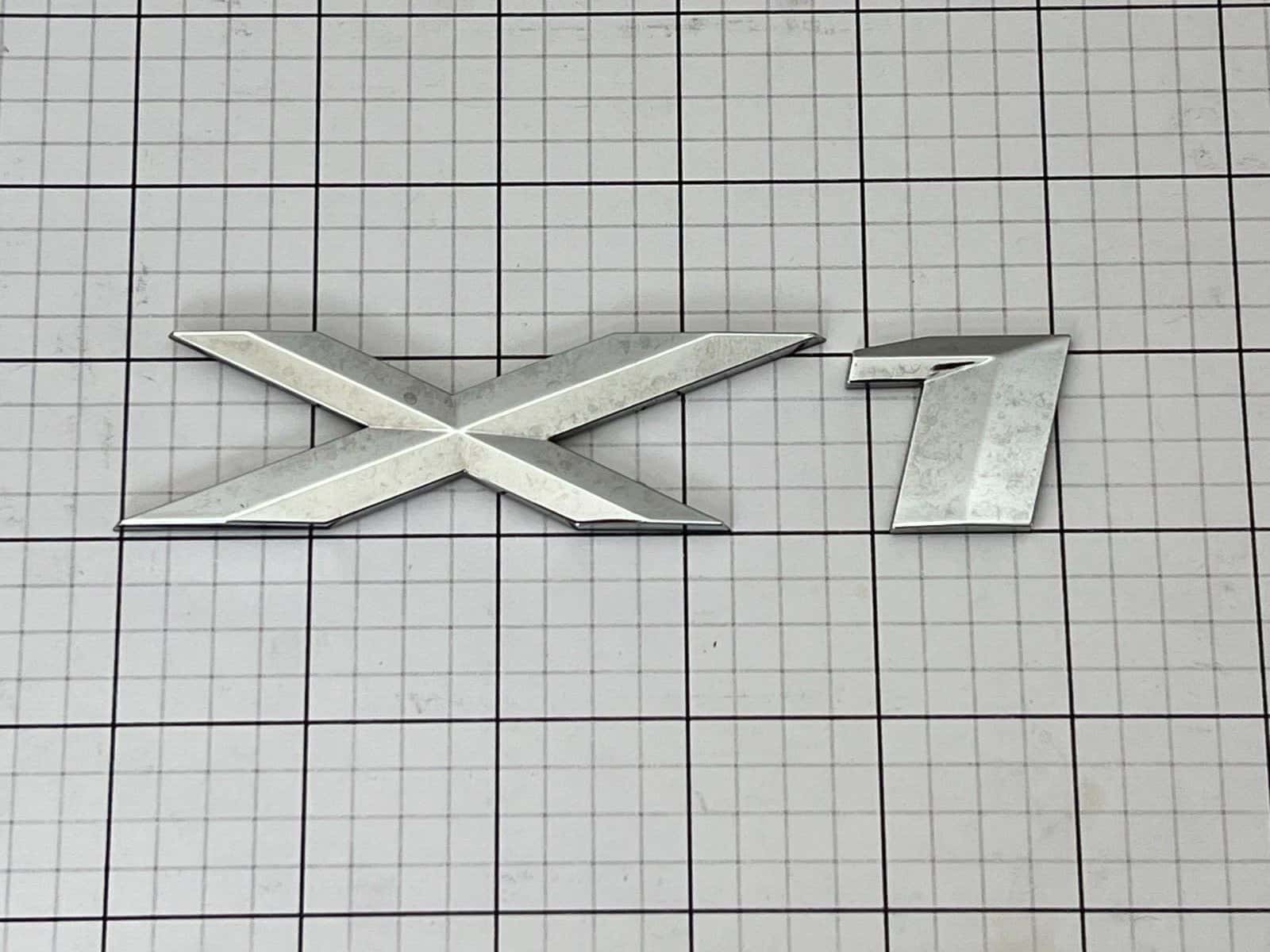 BMW X1 trunk emblem bage OEM logo letters used
