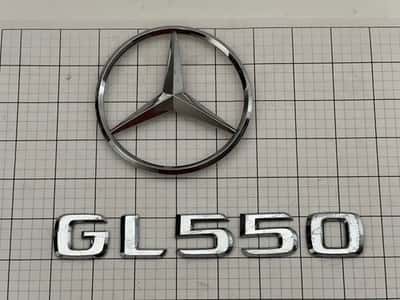 Mercedes Benz X164 GL550 rear emblem  badge logo star set  OEM Genuine