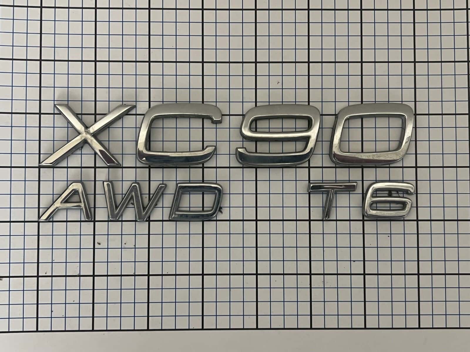 Volvo XC90 AWD T6 emblem badge OEM Factory Genuine