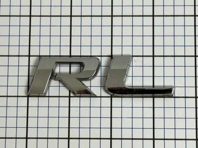2005-2012 Acura RL rear trunk emblem RL logo letters oem