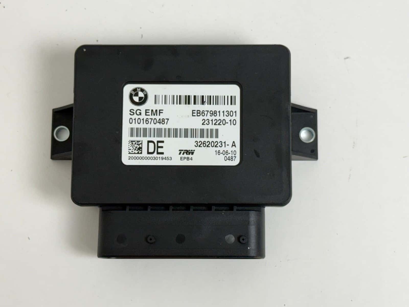 BMW 5 SERIES F10 2011 - 2016 REAR EMF PARKING BRAKE CONTROL MODULE 32620231-A