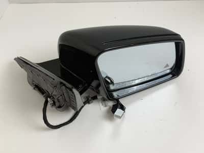 2010-2013 Mercedes W212 E350 Front Right Door Rear View Mirror Black Blind Spot