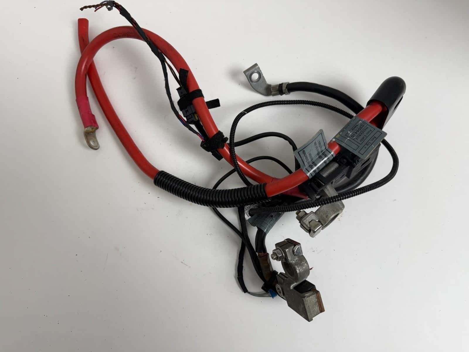 2004-2010 BMW E60 OEM Positive Negative Battery Terminal Cable Pair