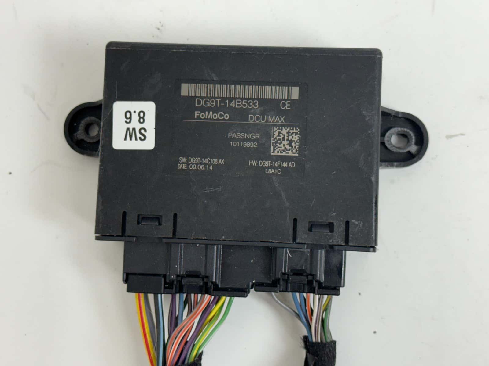 2013-2016 Ford Fusion Lincoln MKZ Passenger Door Control Module DG9T-14B533-CE
