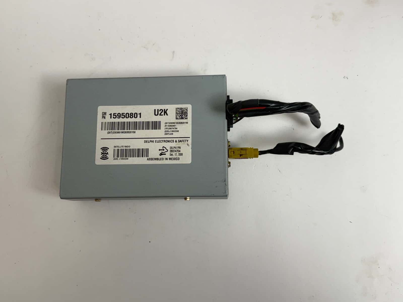2009-2011 Saab 9-3 9-5 XM Satellite Radio Receiver Module U2K 15950801 OEM