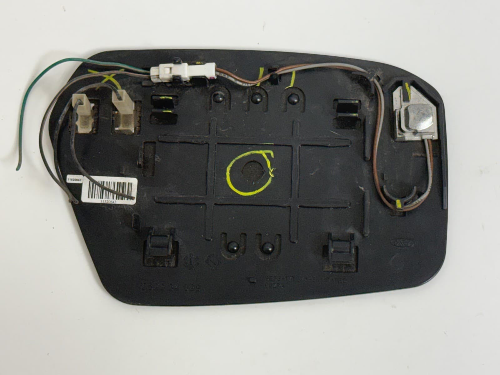 2010-2012 Ford Fusion Left Side Heated Blind Spot LED Mirror Glass LH - photo 4