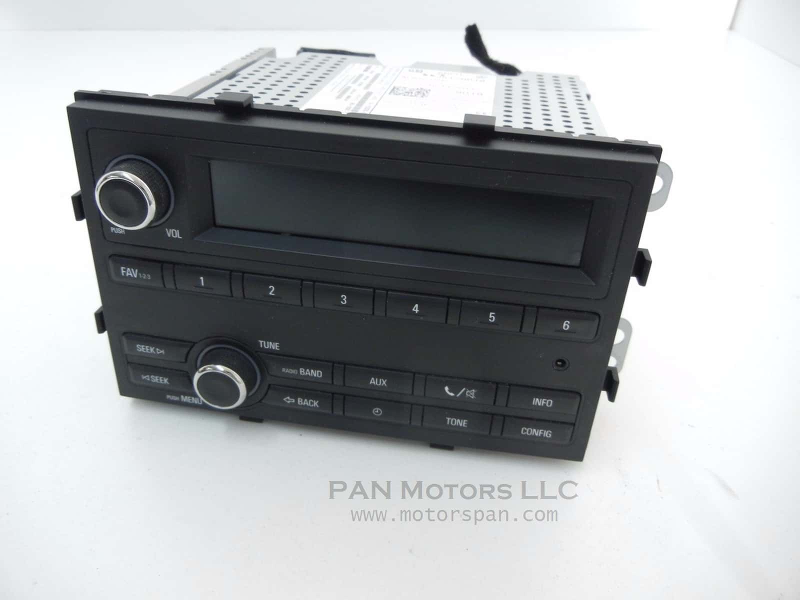 2012 CHEVROLET SONIC DASH HEAD AUDIO UNIT AM FM Radio OEM GM 95179018