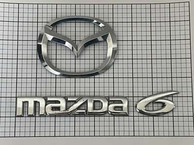 2003-2008 MAZDA 6 rear trunk emblem full logo set OEM GJ6A-51-730A