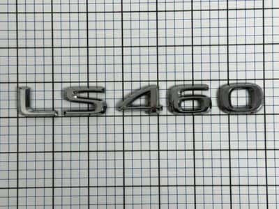 Lexus LS460 2007-2012 rear trunk emblem "LS460" only right side OEM 75443-50010