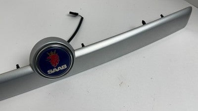SAAB 9-3 Sedan 2008 - 2010 Trunk Hatch Handle Moulding Tailgate Emblem OEM