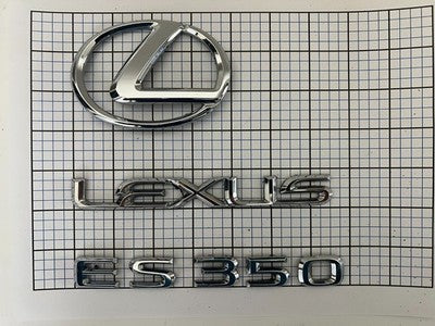 Lexus ES350 2007-2010 rear trunk emblem logo full set ES 350 OEM