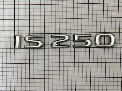 Lexus IS250 2006-2009 rear trunk emblem right side letters IS 250 OEM