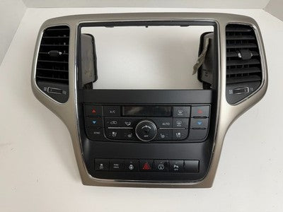 JEEP GRAND CHEROKEE 2011 2012 2013 RADIO BEZEL DASH CLIMATE CONTROL 68111110AQ