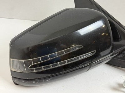 2010-2013 Mercedes W212 E350 Front Right Door Rear View Mirror Black Blind Spot