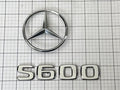 Mercedes Benz W220 S600 trunk star emblem badge logo set OEM Factory Genuine