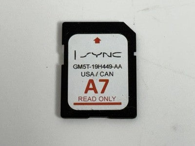 Ford Lincoln SYNC GPS Navigation SD Card A7 - USA and Canada. GM5T-19H449-AA
