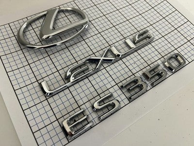 Lexus ES350 2007-2010 rear trunk emblem logo full set ES 350 OEM