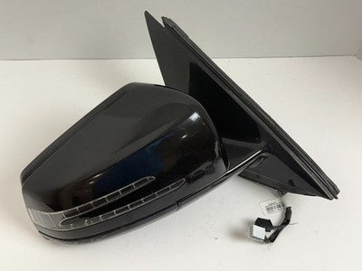 2010-2013 Mercedes W212 E350 Front Right Door Rear View Mirror Black Blind Spot