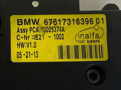 2011-2018 BMW X1 X3 X4 X5 Panoramic Sunroof Moonroof Drive Motor 67617316396 OEM