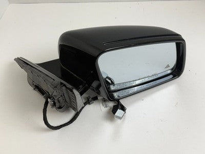 2010-2013 Mercedes W212 E350 Front Right Door Rear View Mirror Black Blind Spot