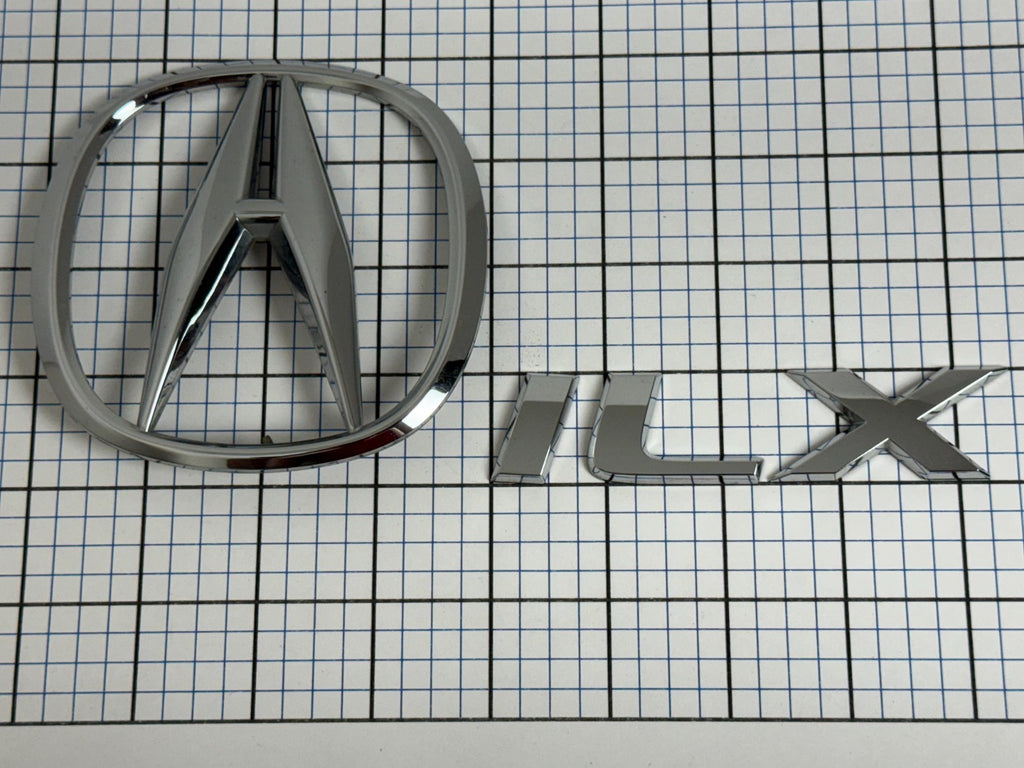 Acura ILX 2013 2014 2015 2016 2017 2018 trunk emblem logo letters full set oem