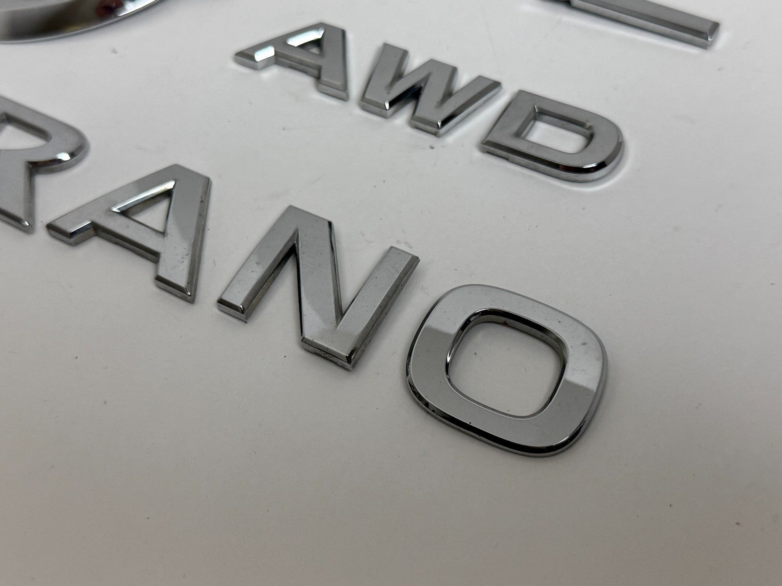 2009-2012 Nissan Murano SL AWD Rear Trunk Emblem Badge Set OEM 90894-1AA0A