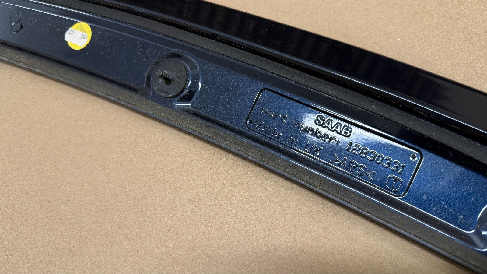2004-2001 SAAB 9-3 AERO CONVERTIBLE OEM REAR LIP SPOILER WING BLUE