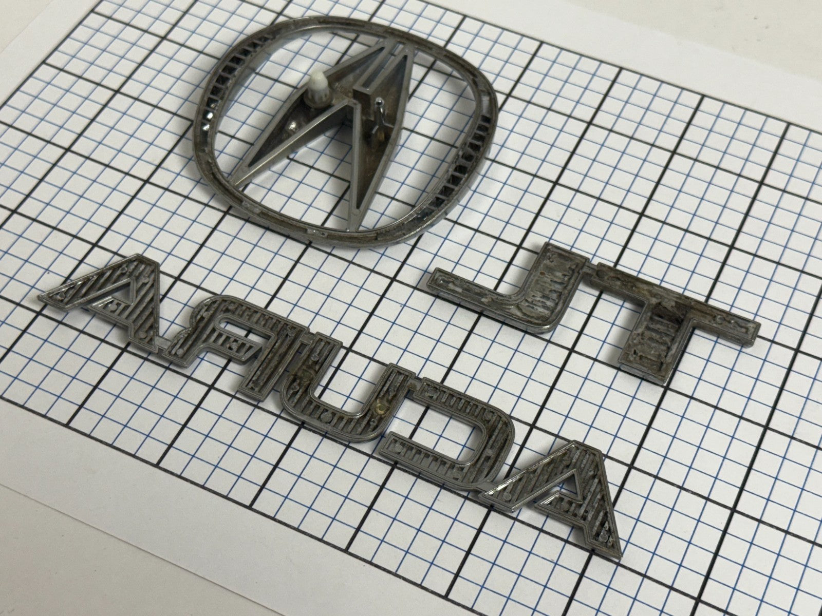 2004-2006 Acura TL trunk emblem logo OEM full set 75701-SEP-A00