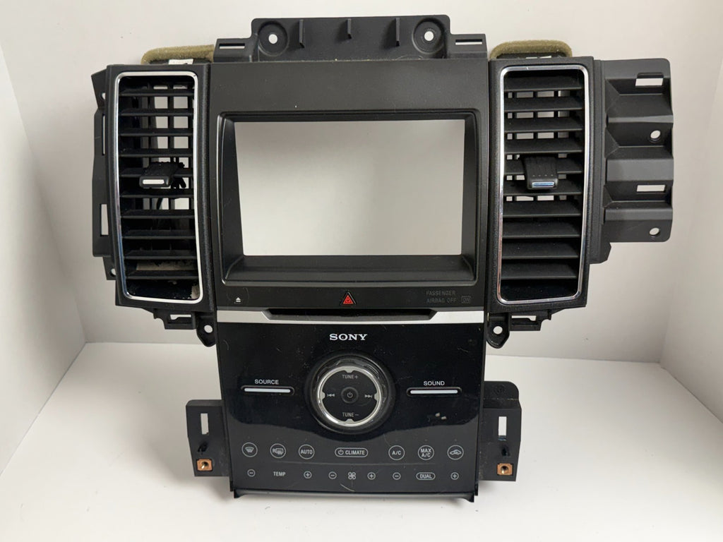 2013-2019 FORD TAURUS RADIO SONY 8" AC CLIMATE CONTROL  DASH VENT DG1T-18A802-EM