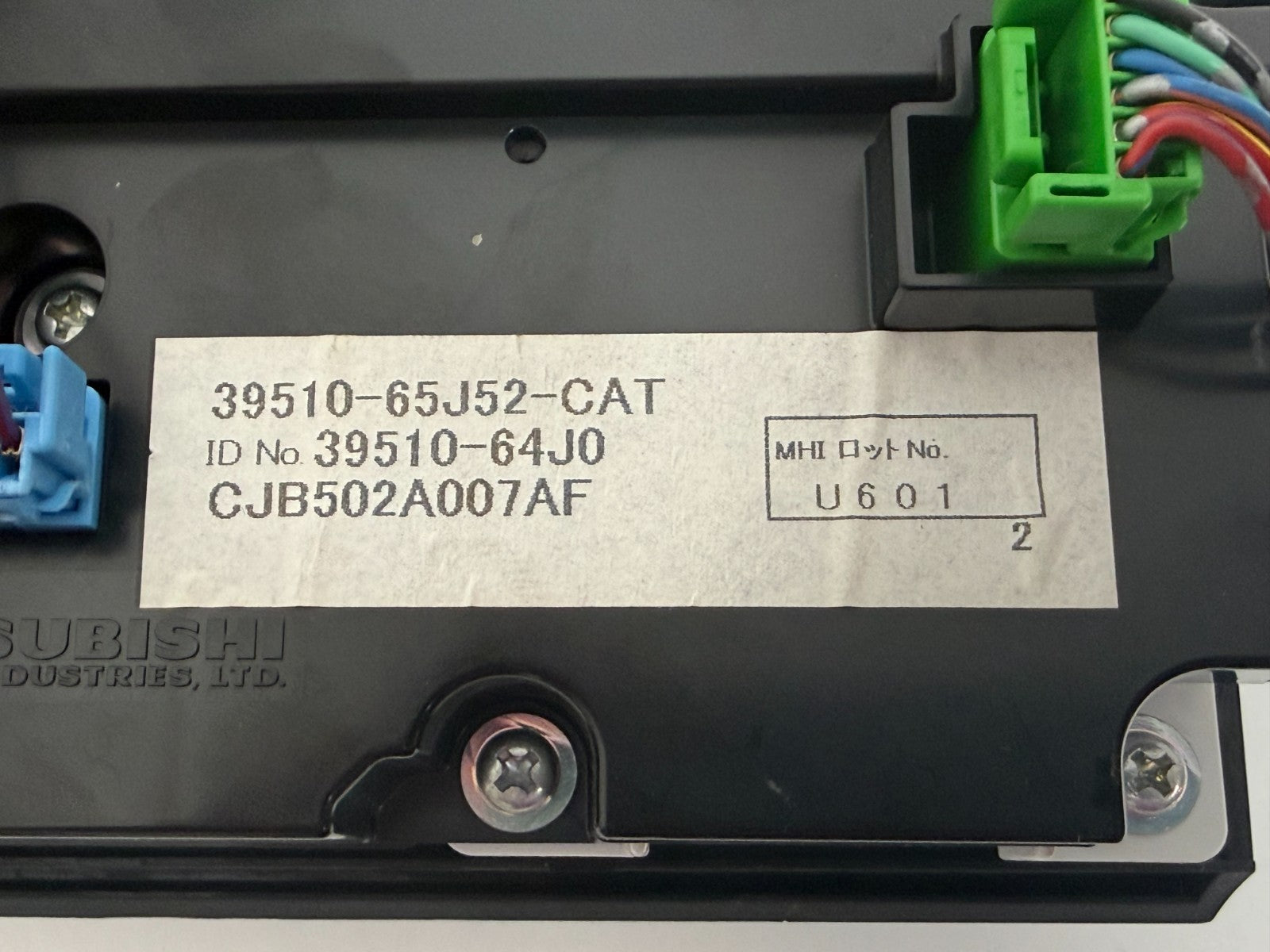 2006-2008 Suzuki Grand Vitara A/C Climate Control 4WD Switch 39510-65J52-CAT OEM