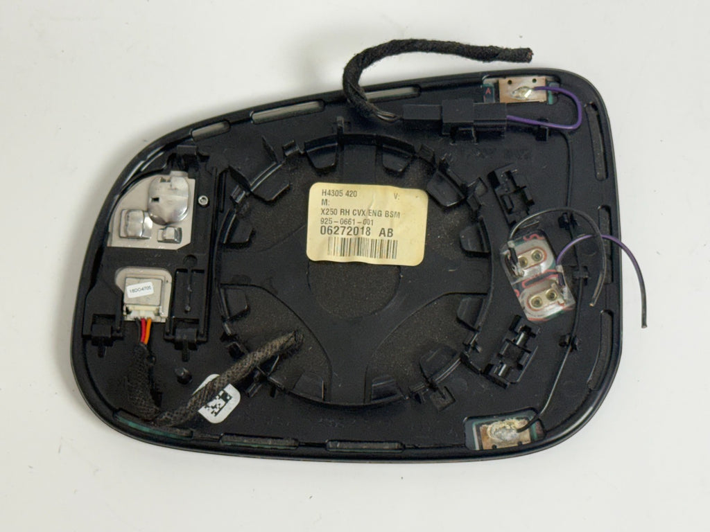 2009-2020 Jaguar  XF XE XJ XJR Right AUTO DIM HEATED MIRROR GLASS BLIND SPOT