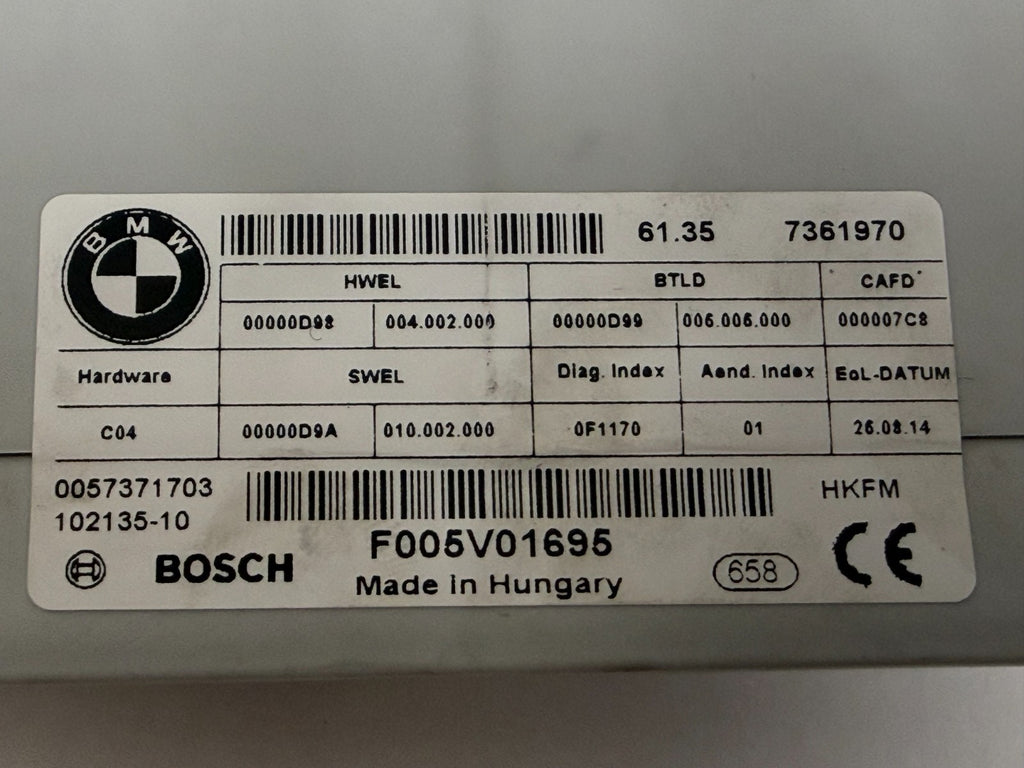 2011-2016 BMW F10 5-Series Tailgate Trunk Lid Lift Control Module 7361970 OEM