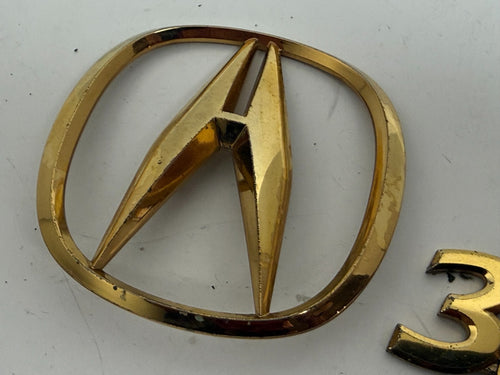 2003-2004 Acura 3.5RL rear gold package  emblem full set 75700-SZ3-A200 OEM