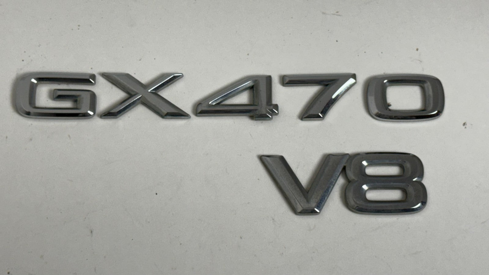2003-2009 Lexus GX470 V8 rear trunk emblem letters only right side OEM