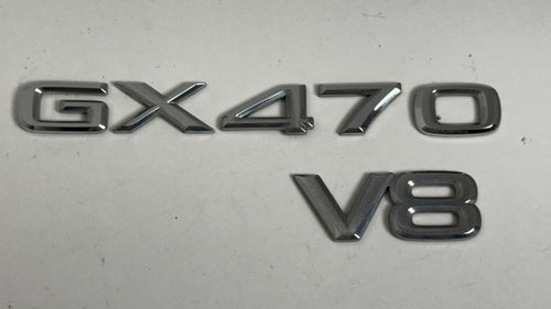2003-2009 Lexus GX470 V8 rear trunk emblem letters only right side OEM