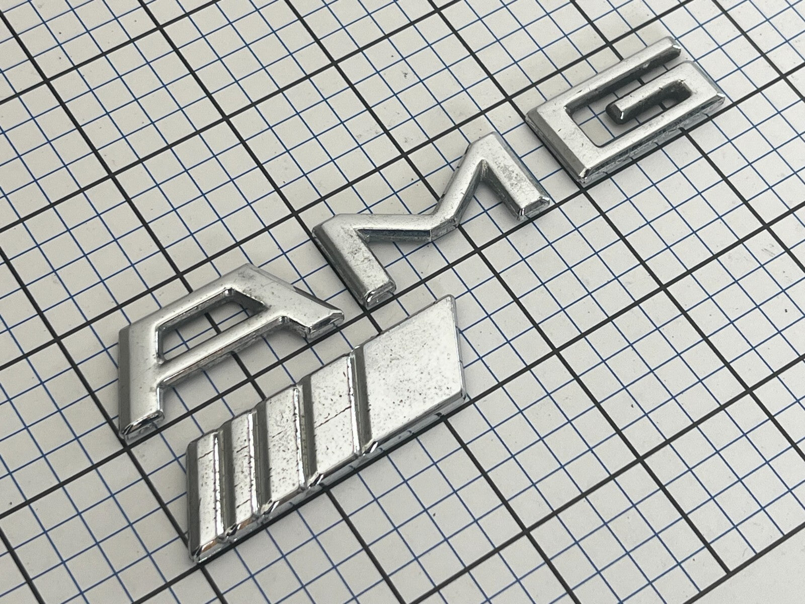 Mercedes Benz AMG rear emblem  badge logo letters OEM Genuine