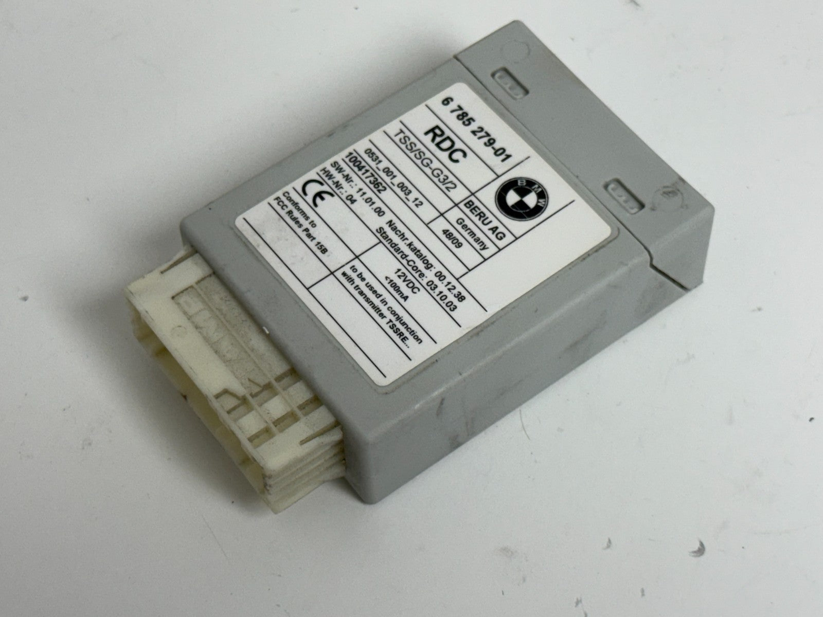 2007-2010 BMW 328i 335i 525i 528i 535i M5 X5 RDC TIRE PRESSURE MODULE 6785279