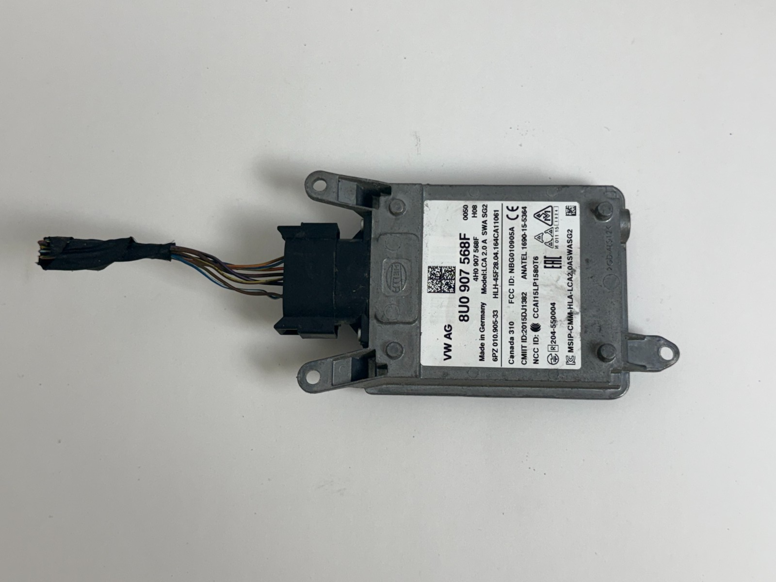 2015-2018 Audi Q3 Left Blind Spot Lane Change Radar Module 8U0907568F OEM