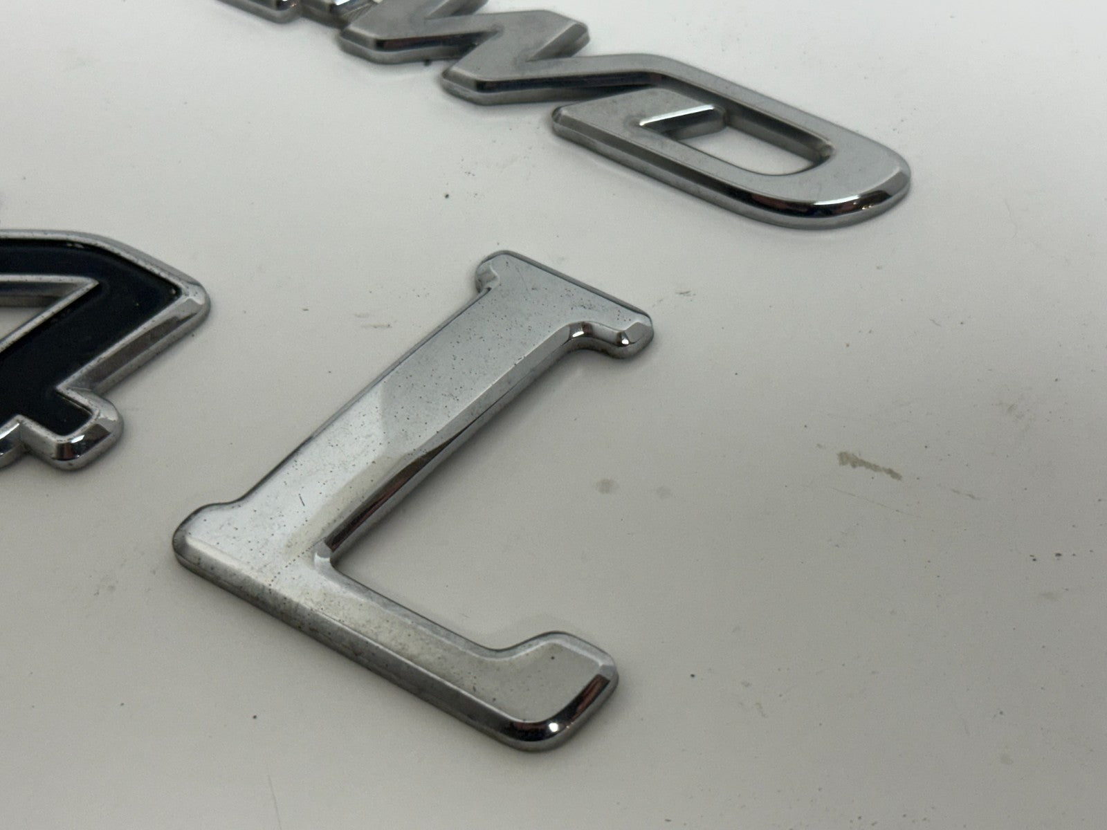 2006-2008 Toyota RAV4 L 4WD XA30 OEM rear liftgate emblem set 75431-0R060