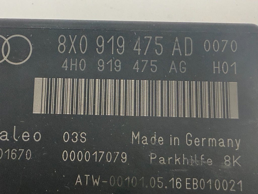 2015-2018 Audi Q3 Quattro Front Rear Parking PDC Control Module 8X0919475AD OEM