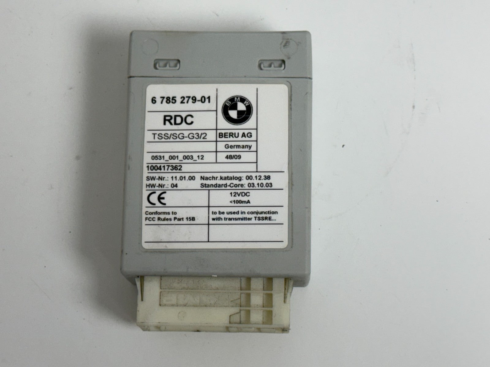 2007-2010 BMW 328i 335i 525i 528i 535i M5 X5 RDC TIRE PRESSURE MODULE 6785279